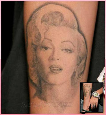 Marilyn Monroe Lips Tattoo Artist Picture