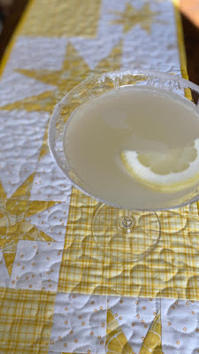 Lemon Drop Martini Table Runner