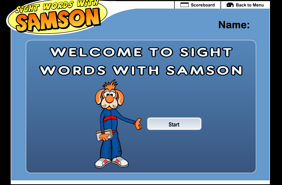 Kindergarten Activities: Lab activities word with Computer computer  Samson sight Sight Words