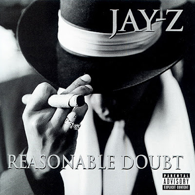 jay-z black and white - Reasonable Doubt - jay z first album - hip hop album - jay z 1996