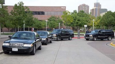 Limos at the Democratic National Convention (photo: Declan McCullagh-CNET News)