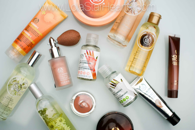 the body shop haul mists beautifying oil body butter bb cream blusher bronzer review swatch photo