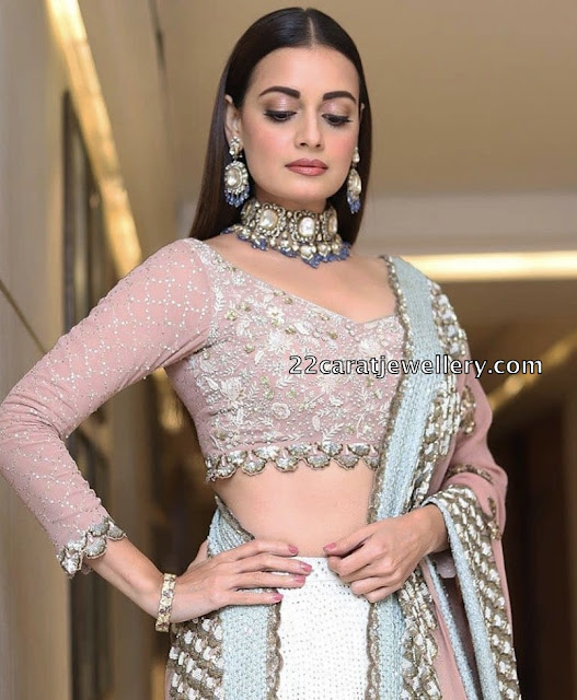 Dia Mirza Polki Diamond Choker