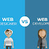 What is the difference between a web designer and a web developer?