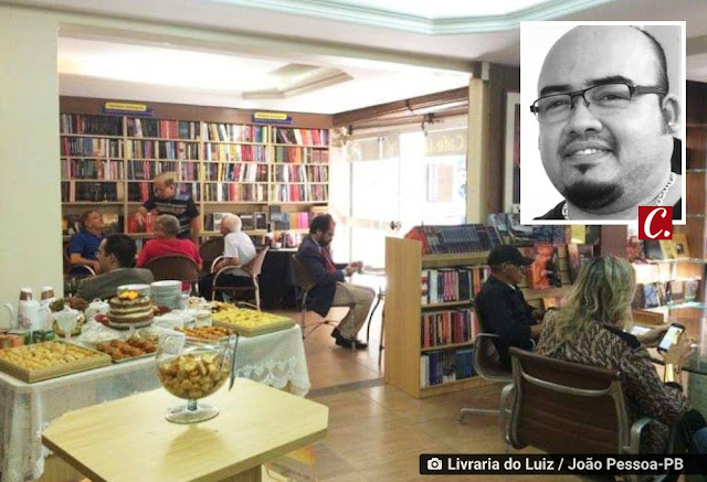 ambiente de leitura carlos romero thomas bruno oliveira livraria do luiz joao pessoa encontro intelectuais cafe literario celso furtado