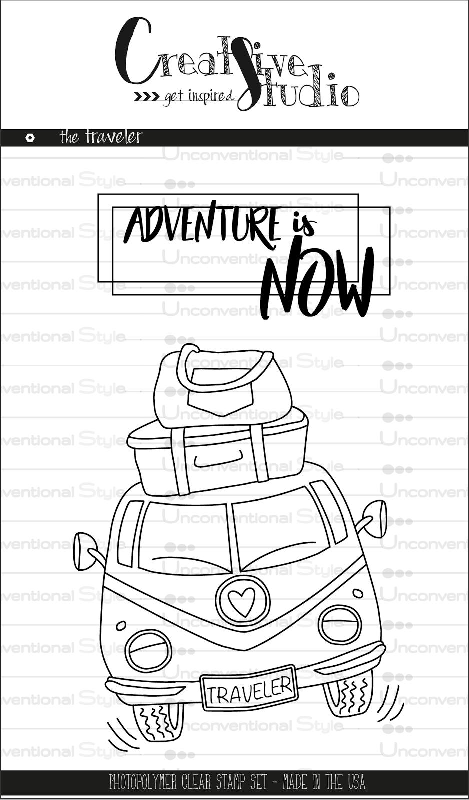 clear stamps - The Traveler