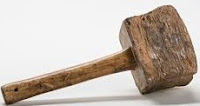 hammer, wooden hammer