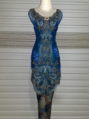 KEBAYA SL DEEP BLUE SEA