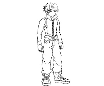 #9 Riku Coloring Page