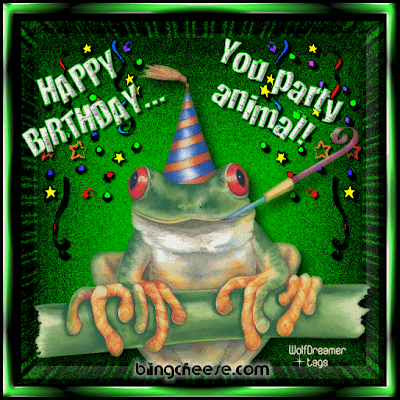 Happy Birthday Mr. Frog! aw sh