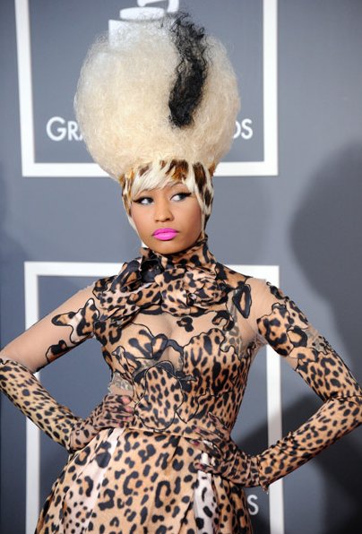 nicki minaj 2011 pics. Grammys 2011 Nicki Minaj Goes