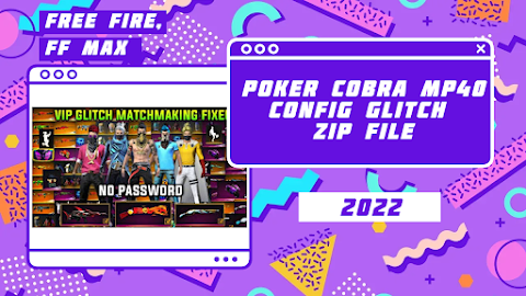 How To Unlock Free Fire (Poker,Cobra) Mp40 Gun Skin? Config Glitch Zip Script File 