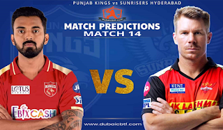 PBKS VS SRH Match 14 IPL 2021