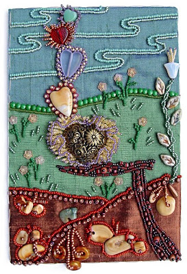 Bead Journal Project, September, Robin Atkins, Love in Delicate Balance