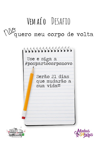 Desafio NÃO quero meu corpo de volta! #pospartocorponovo