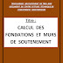 Livre gratuit " CALCUL DES FONDATIONS ET MURS DE SOUTÈNEMENT "