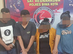 Ungkap Kasus Narkoba  Diwilayah hukum Polres Bima Kota, Tim Opsnal Sat Resnarkoba Amankan Sejumlah Terduga Pelaku