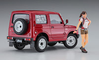 Hasegawa 1/24 SUZUKI JIMNY w/ CAMP GIRL'S FIGURE (SP501) Color Guide & Paint Conversion Chart 