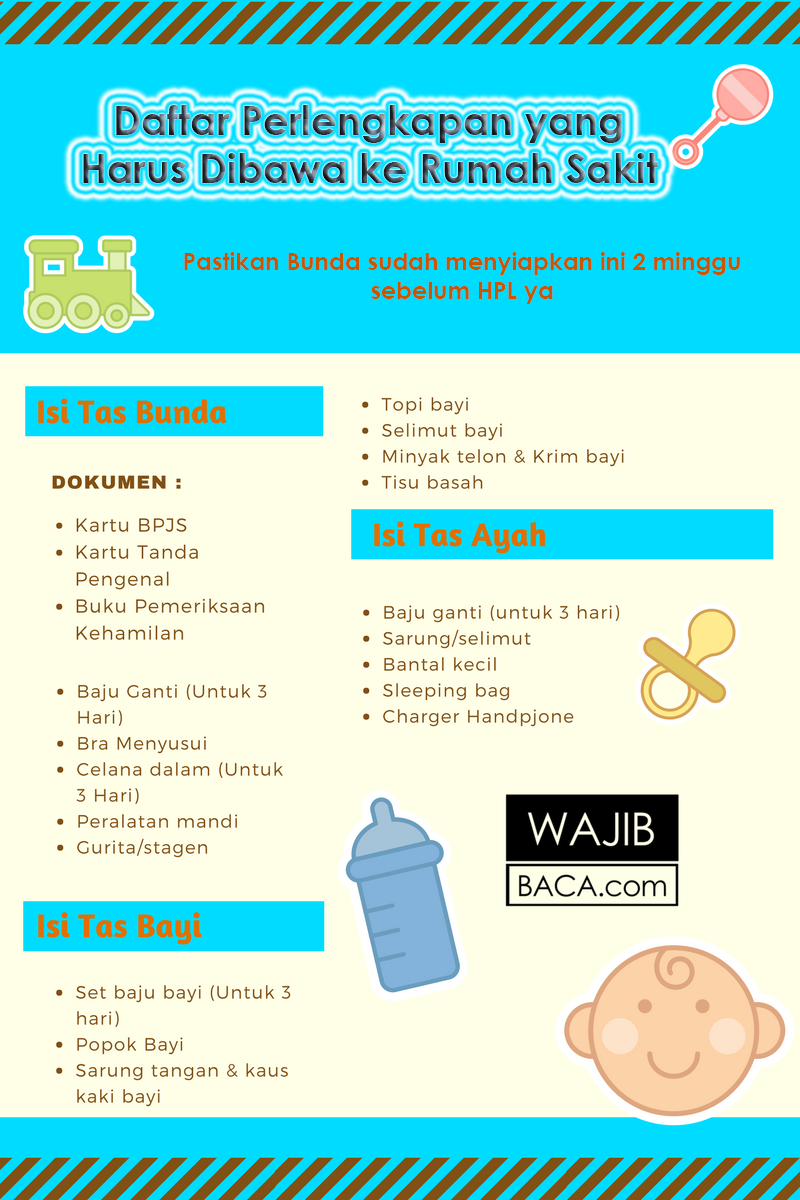 Catat! Ini Checklist Perlengkapan Melahirkan yang Wajib 