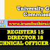 Vacancies in University Grants Commission