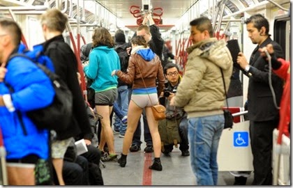No Pants Ride