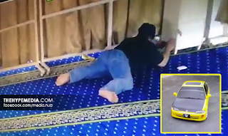 Memalukan. Geng Honda Curi Tabung Masjid Sambil Meniarap