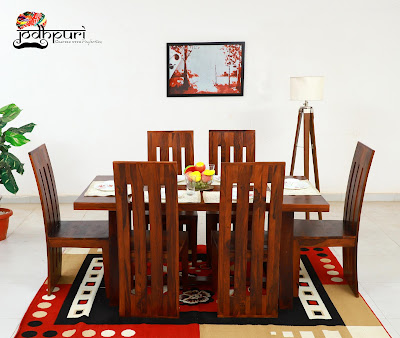 Sheesham Wood Dining Table in Bangalore