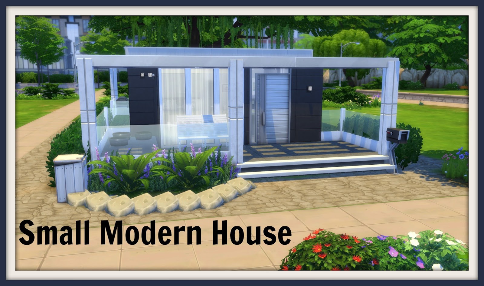  Sims  4  Small  Modern  House  Dinha