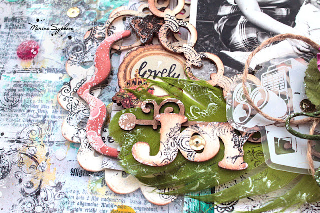 @marinasyskova #scrap #scrapbooking #mixedmedia #lo #layout