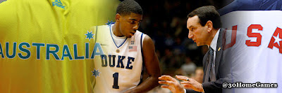 kyrie irving, coach k, duke, australia