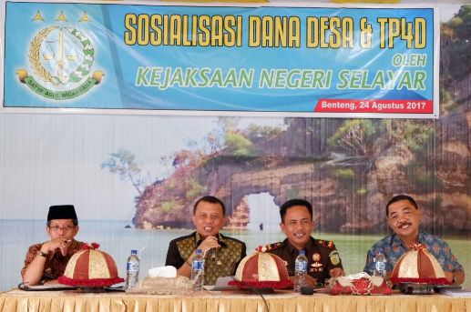 Sekda Buka Sosialisasi, Dana Desa Dan TP4D 