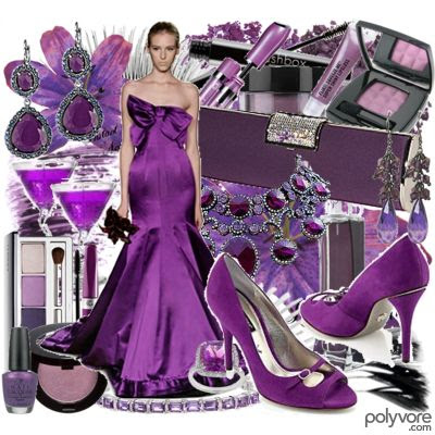 purple wedding dresses