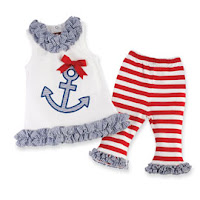 Mud Pie Anchor Outfit