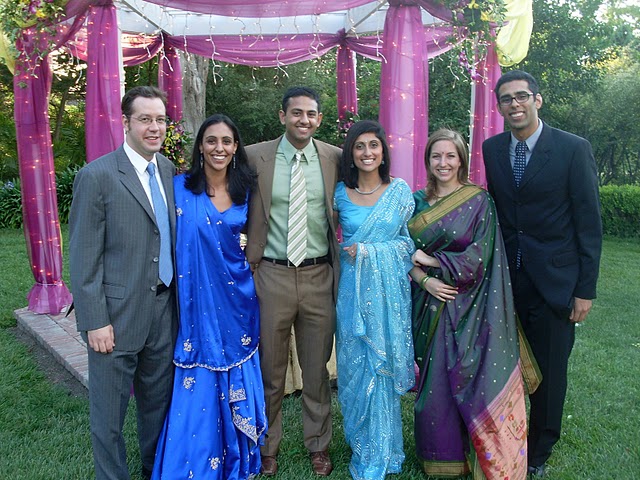 We managed to sneak a picture in front of the gazebo before the dinner 