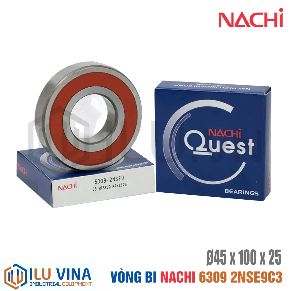 6309-ZZECM - VÒNG BI, BẠC ĐẠN, BEARING  NACHI 6309-ZZECM 1