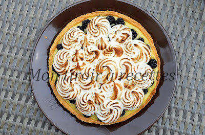 tarte mûres meringuée