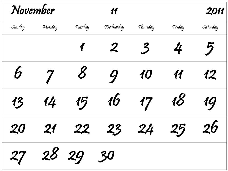 printable 2011 calendar. printable weekly calendar