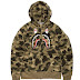 BAPE - COLOR CAMO EMBROIDERY SHARK FULL ZIP HOODIE