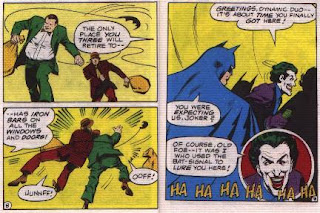 Batman in The Joker's Last Laugh mini comic pages 8 and 9