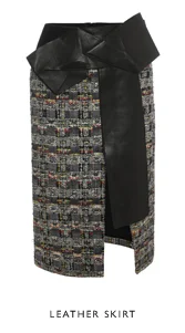 Alexander McQueen Tweed Skirt