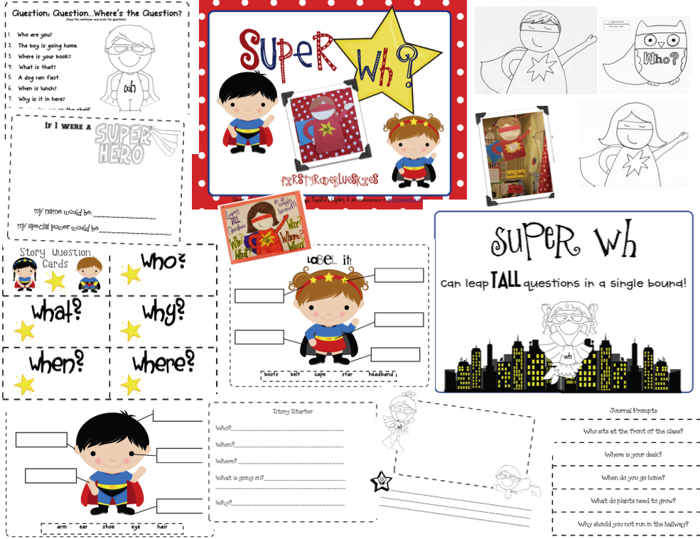 Super 'Wh'? - First Grade Blue Skies