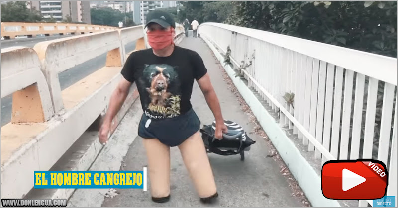 Entrevistan al "Hombre Cangrejo" venezolano que ha logrado salir adelante