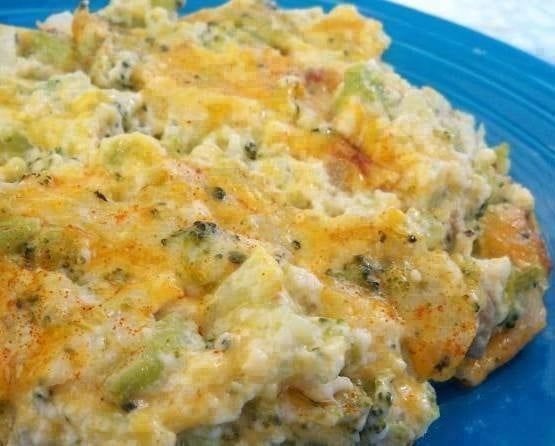 Chicken Casserole with Cheese and Broccoli