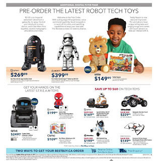Pre Order the latest robot Tech Toys Best Buy Oct 20 - 26, 2017