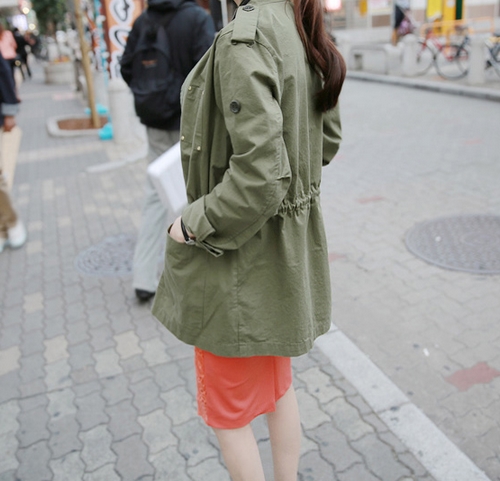 Military Belted Coat