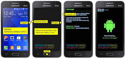 Download mode Samsung Galaxy Core 2 SM-G355H