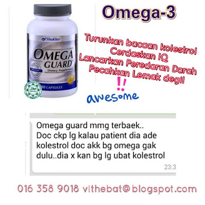 Badan Sihat Hati Ceria: TESTIMONI OMEGA GUARD