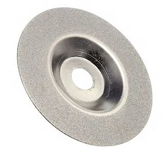 A practical use for this diamond coated grinding disc as a process to abrasive or polishing non-metallic hard materials.