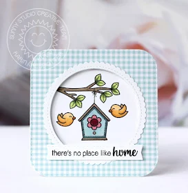 Sunny Studio Stamps: A Bird's Life New Home Card by Karin Åkesdotter